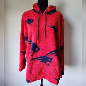NWT NFL Team Apparel New England Patriots Women's Fleece Hoodie Sz M.
